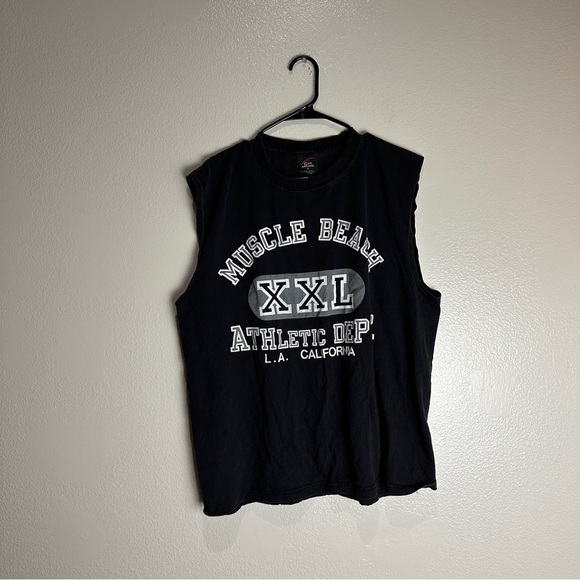 Muscle Beach Athletic Dept Vintage Shirt Size XL - Picture 1 of 8